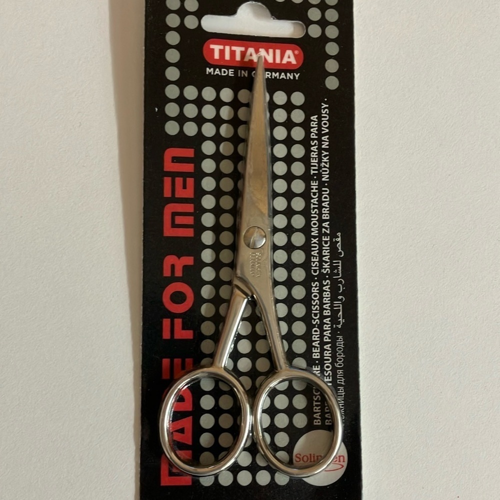 Titania for Men Beard Scissors New